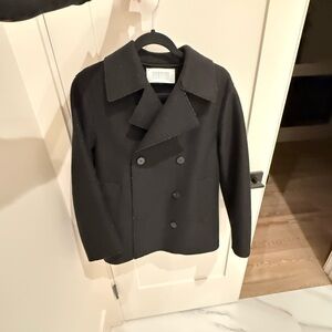 Classic Black Pea Coat